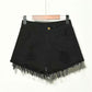 Loose Jean Shorts For Women Summer High Waist Hole