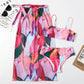New Three-piece Solid Color Swimsuit