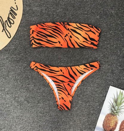 Swimming suit Sexy Leopard Print simple bikini fahsion swimwear women swimsuit