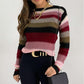 Casual round neck pullover sweater