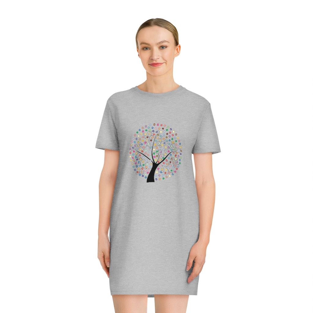 Apple Tree Spinner T-Shirt Dress