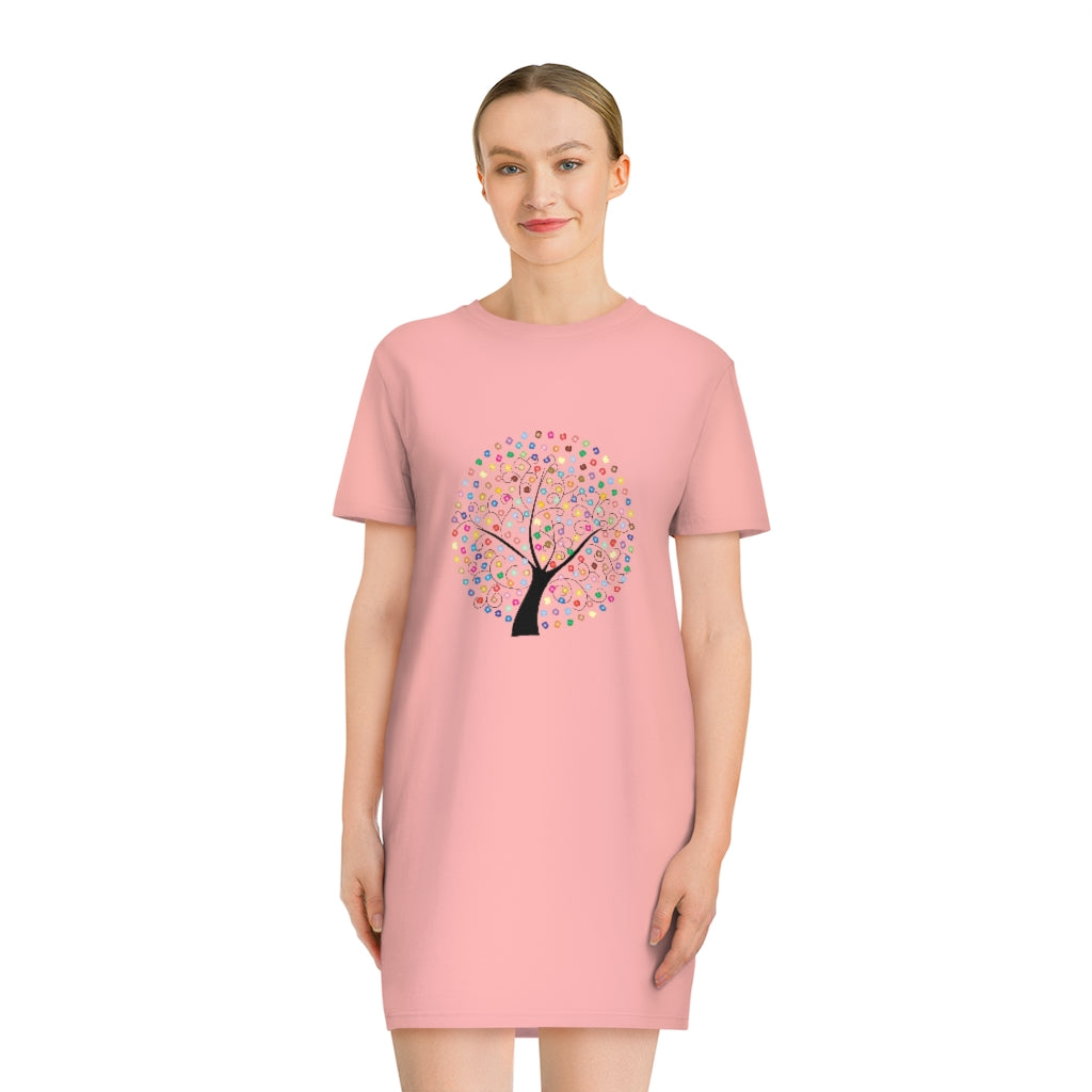 Apple Tree Spinner T-Shirt Dress