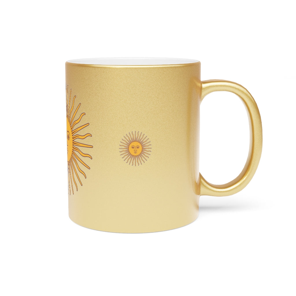 Sun - Metallic Mug (Silver\Gold)