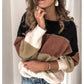 Women Sweater Pullover Round Neck Stripe Long Sleeve Sweater Coat Women Fashion Autumn Knitwear