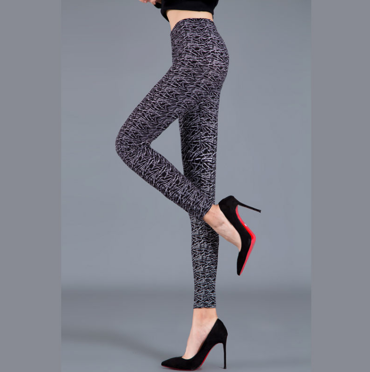 Fashion Women's Printed Stretch Legging Trousers
