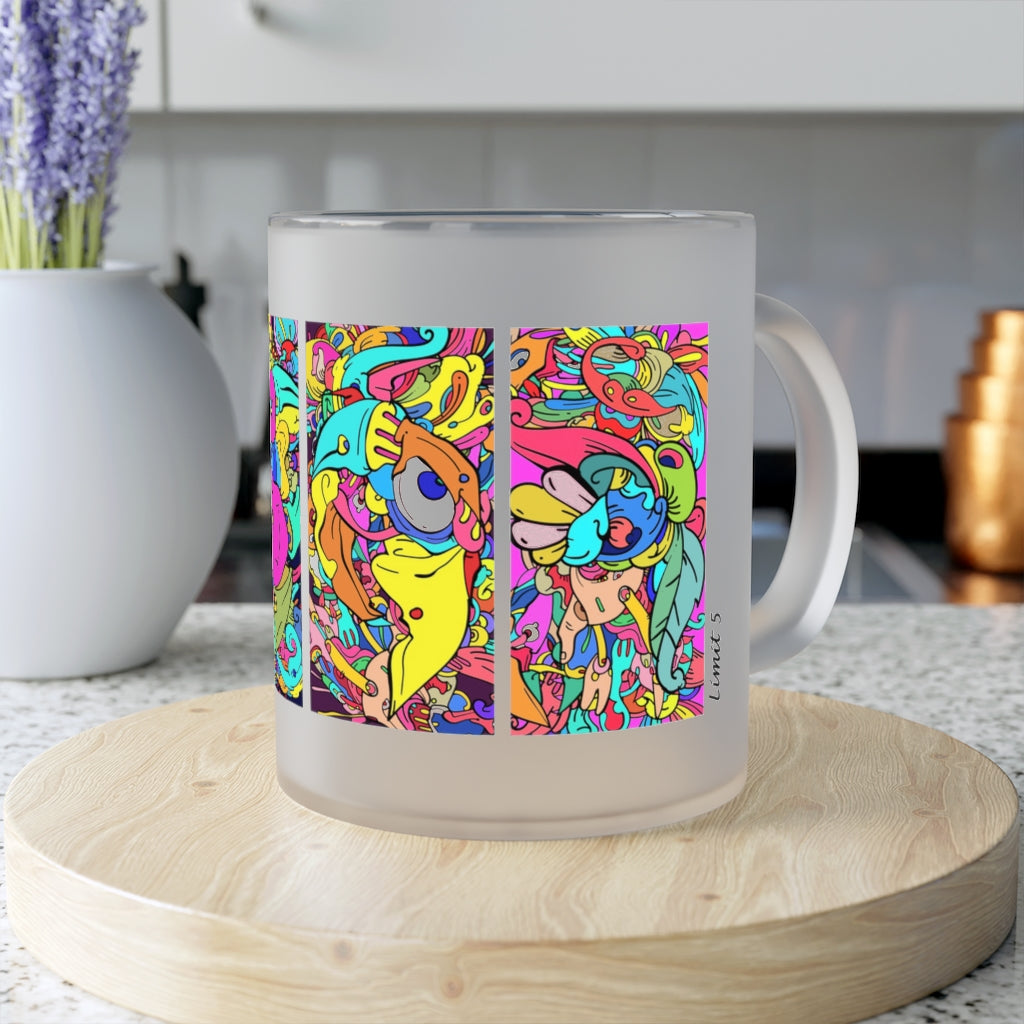 Frosted Glass Mug 'Day Dreamer'
