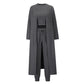 Women's Knitted Slim-fit Temperament Vest And Trousers Sports Suit