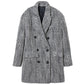 Temperament Small Suit Collar Woolen Coat Women