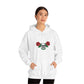 Unisex Heavy Blend™ Hooded Sweatshirt-Skull& Roses