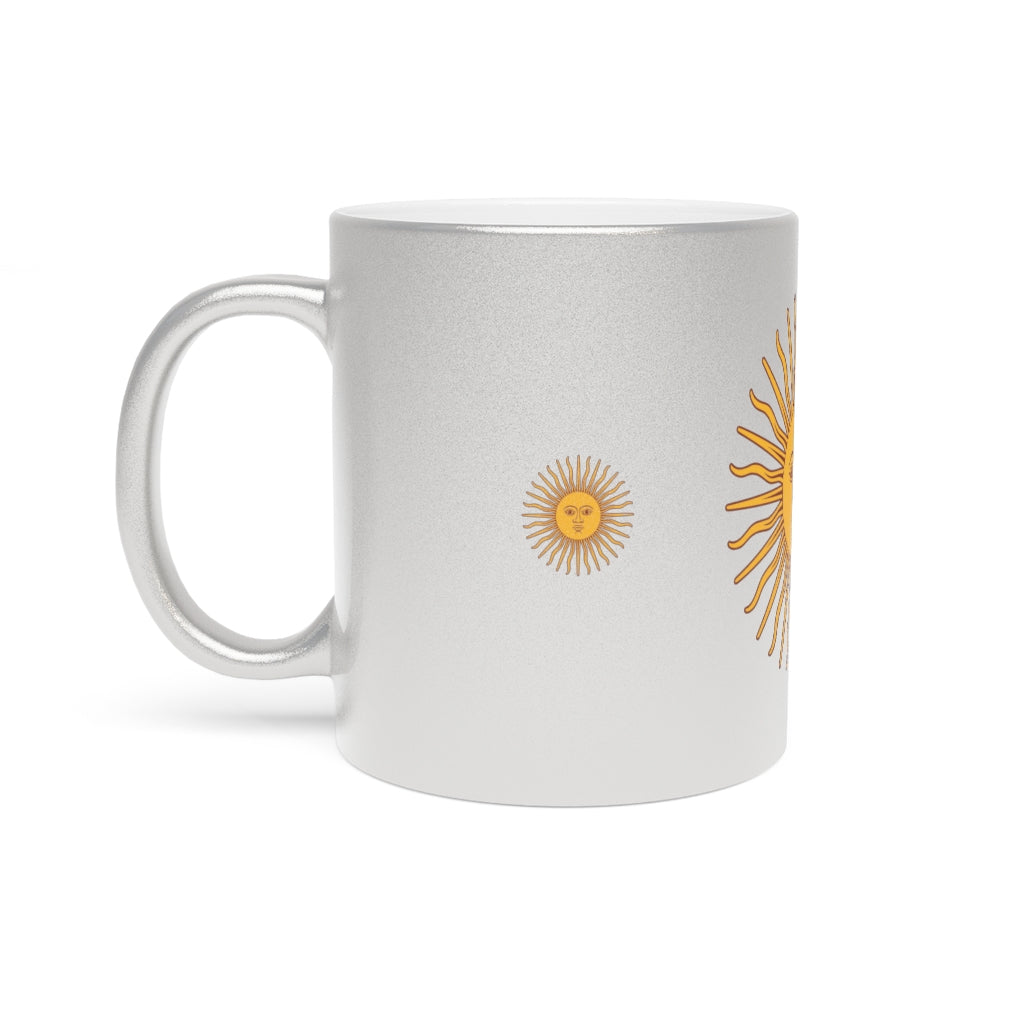 Sun - Metallic Mug (Silver\Gold)