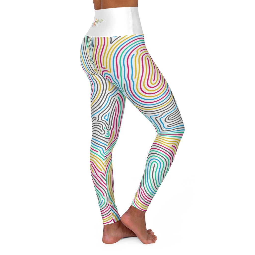 'Color Print' - Yoga Pants