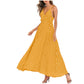 Ladies Fashion Loose Polka Dot Sling Mid-Length Dress