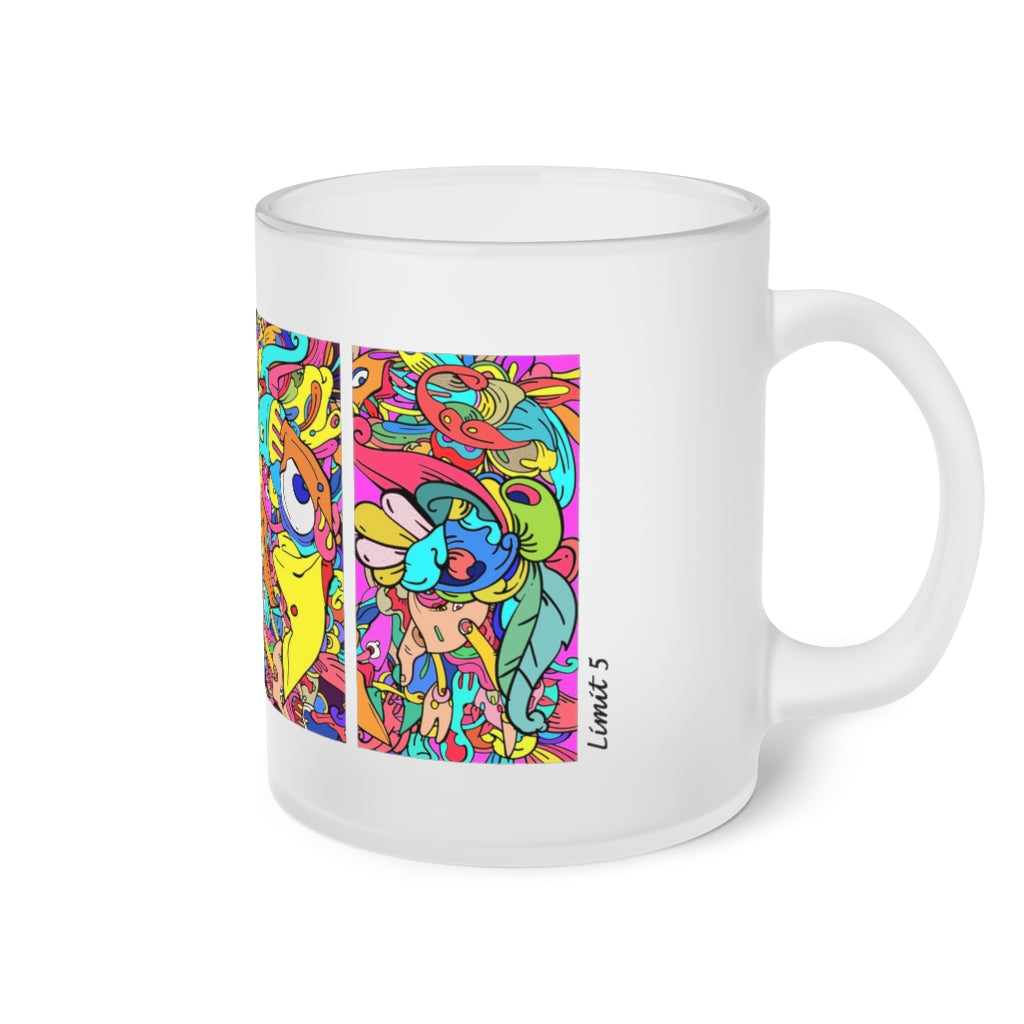 Frosted Glass Mug 'Day Dreamer'