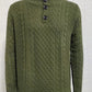 Men's Solid Color Half Turtle Collar Slim Fit Long Sleeve Knitted Sweater