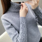 Women's Long sleeve Thick Warm Turtleneck Pullovers Autumn Winter Sweaters