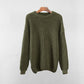 Hirsionsan Loose Autumn Elegant Knitted Sweater Oversized